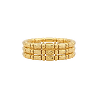 Diamond-Cut Bar Triple Band