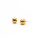 8 mm Sphere Studs - Yellow Gold