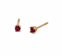 Mini Studs - Rubies