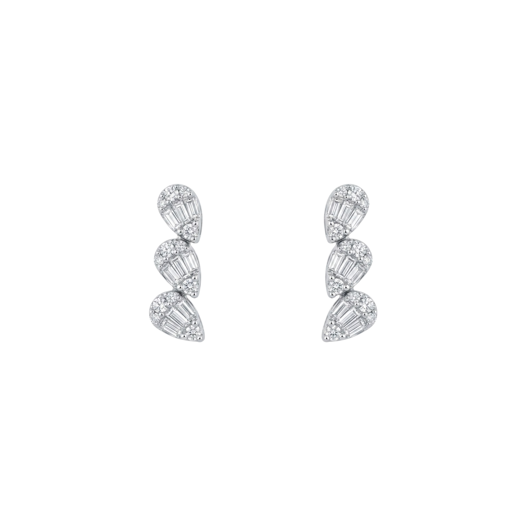 Illusion Pear Diamond Climbers