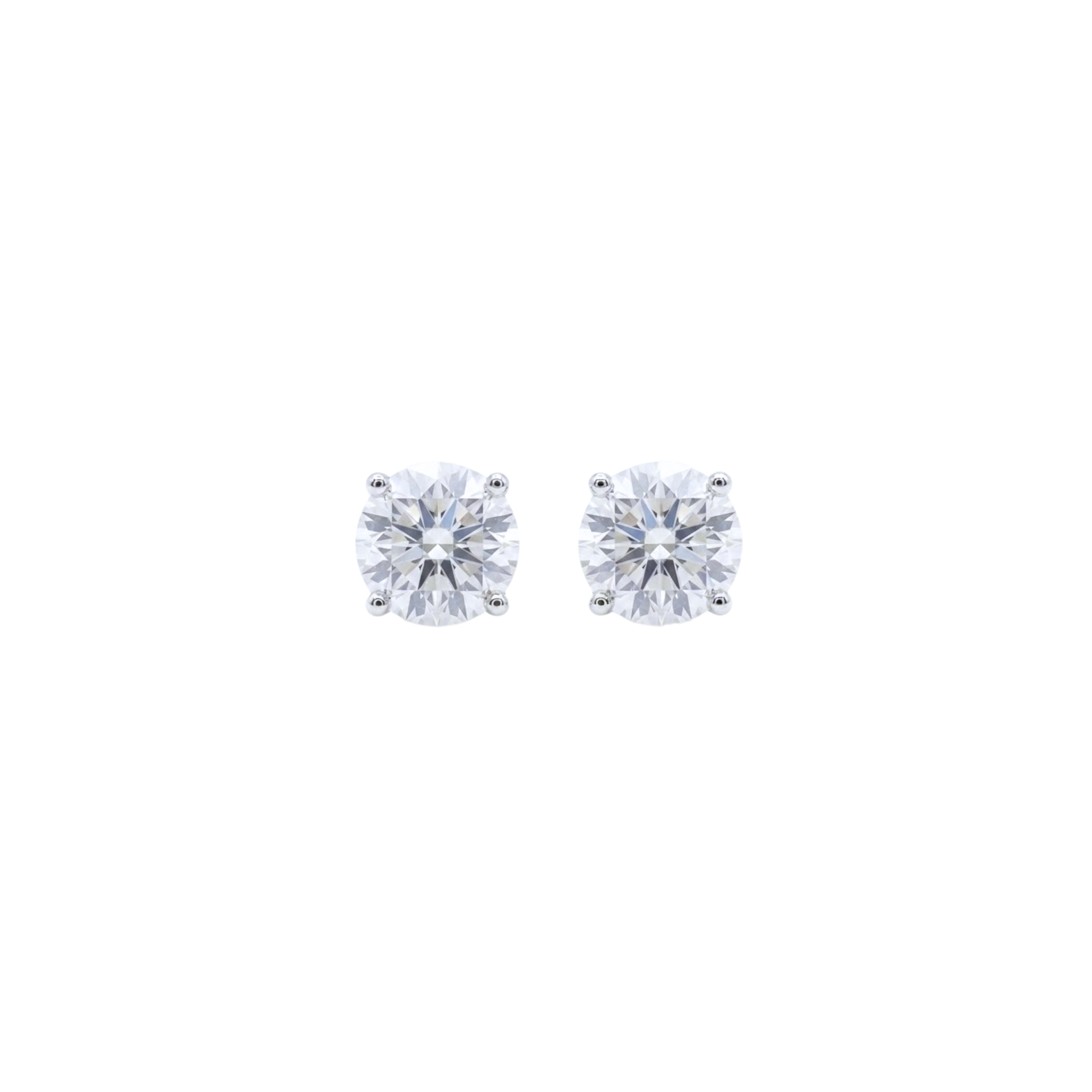 Round Lab Grown Diamond Studs