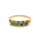 Double Band - Emeralds & Diamonds
