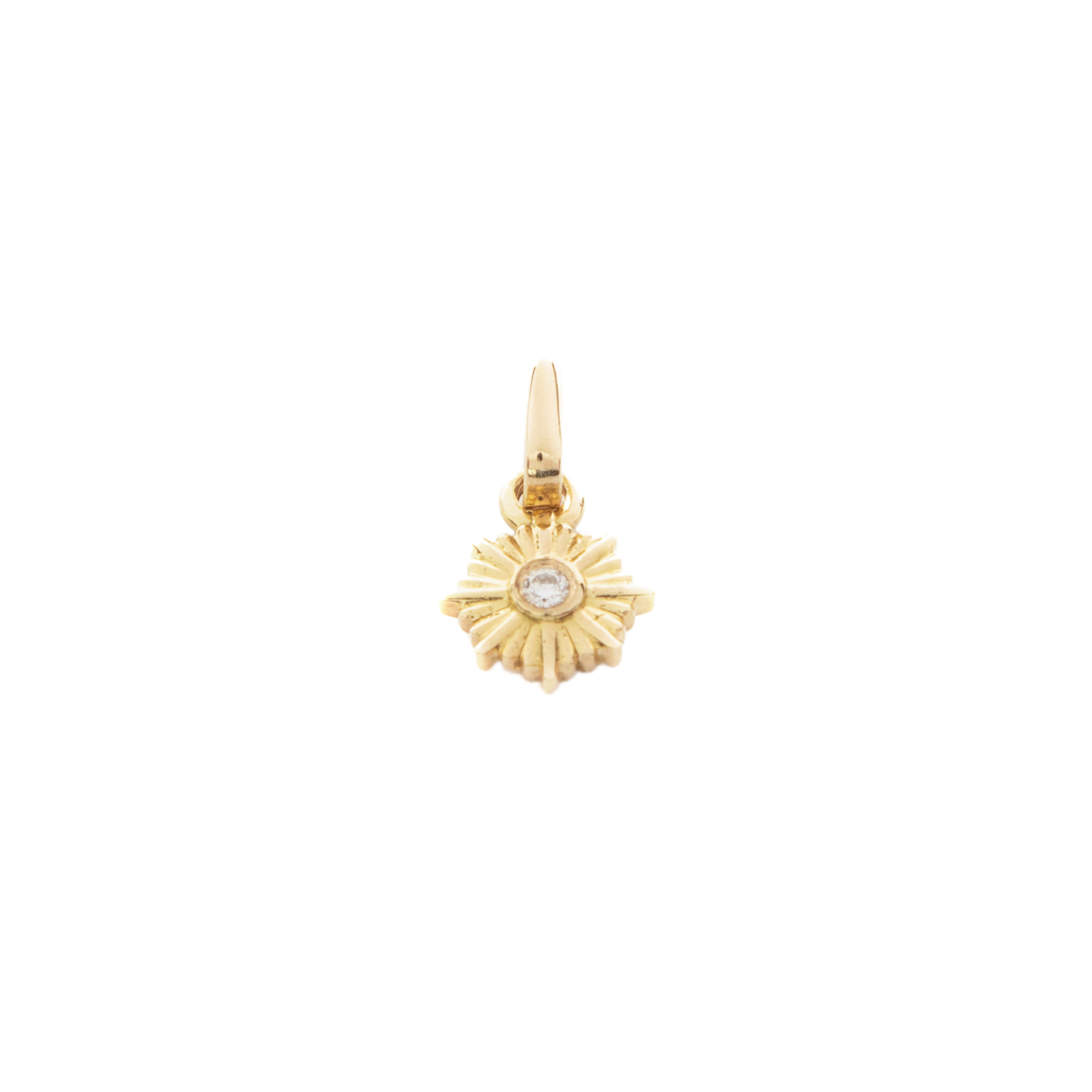 Sun & Diamond Pendant