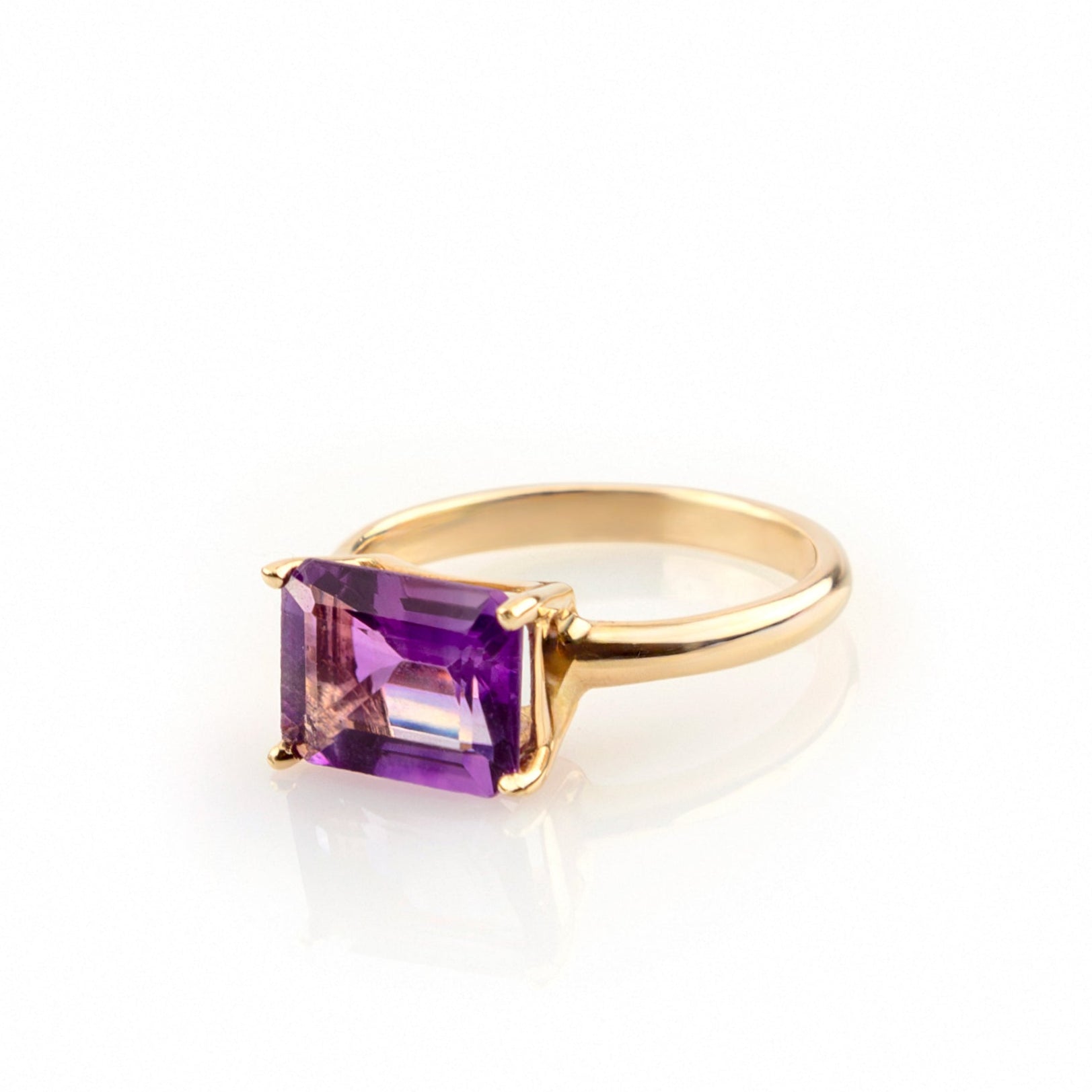 Square Amethyst Ring